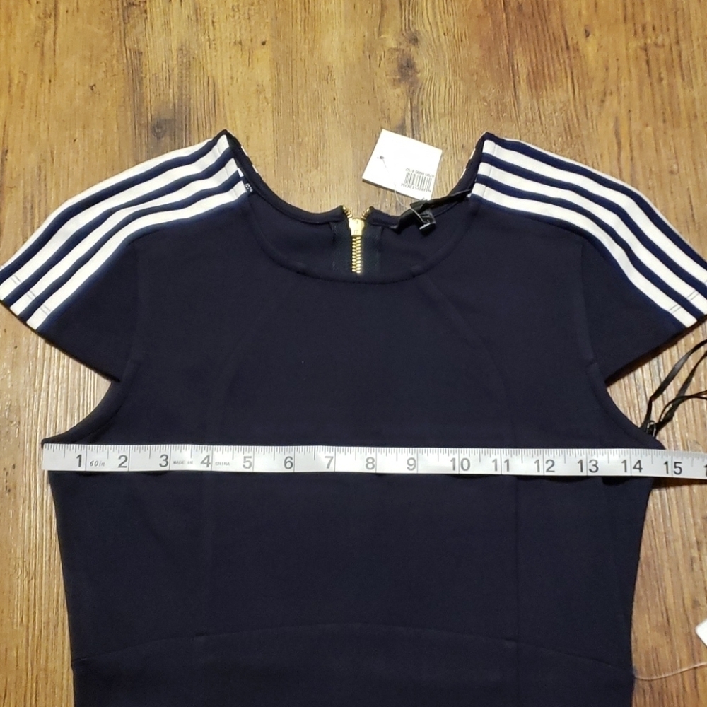 Felicity & coco navy full zip body con dress NWT - Picture 4 of 11